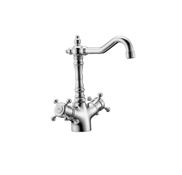 Huber Victorian Mélangeur Thermostatique de Lavabo Chromé-Doré VTT520107G