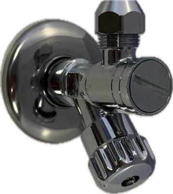Set de 2 robinets d'arrêt avec filtre d'angle