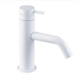 Waterevolution Flow mitigeur de lavabo blanc mat T110BR