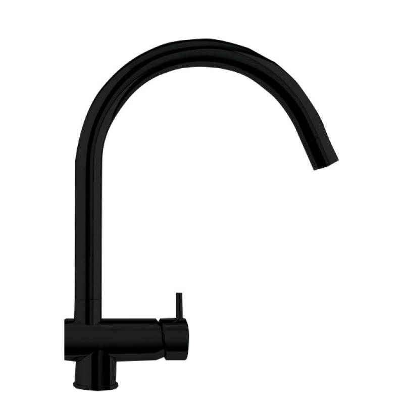 Waterevolution Flow Mitigeur de cuisine noir mat avec bec extractible T155PR