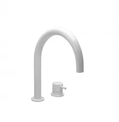 Waterevolution Flow Robinet de lavabo 2 trous blanc mat T112UBR