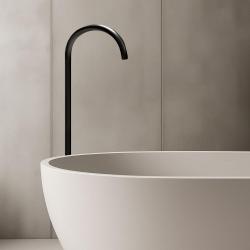 Waterevolution Flow Bec de baignoire sur pied Noir mat T1673PR