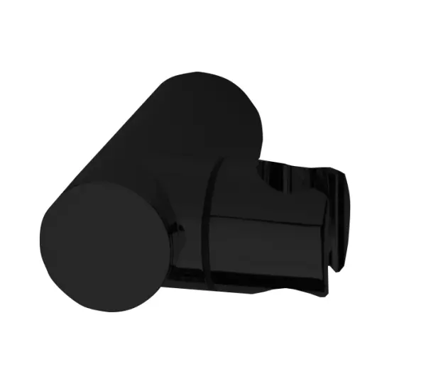 Waterevolution Flow Support de douche orientable Noir T1623PR