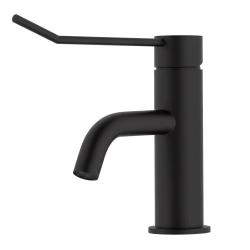 Waterevolution Flow Mitigeur de lavabo bouchon clic-clac inclus Noir mat T111PR