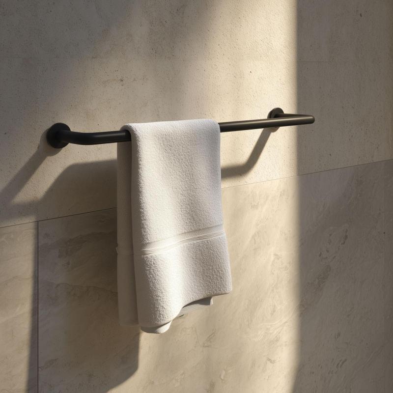 Waterevolution flow porte-serviettes 35cm Noir mat A111PR