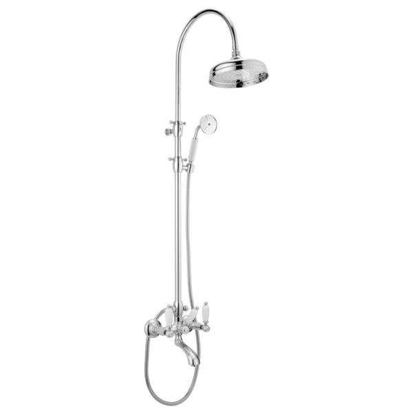 PB Classic Set de douche apparent avec effet de pluie Bronze 1208854822