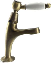 PB Classic Mitigeur de lavabo avec levier blanc eau froide petit modèle Bronze 1208854902