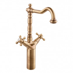 PB classic robinet de lavabo avec bec haut fort 18 cm Bronze 1208854992