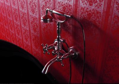 PB robinet classique apparent pour baignoire avec boutons à molette Bronze, douchette à main incluse 1208855162