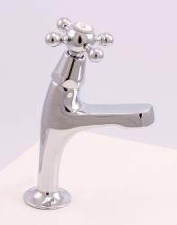 PB Classic robinet de lavabo avec manette croisillon eau froide petit modèle Chromé 1208855682