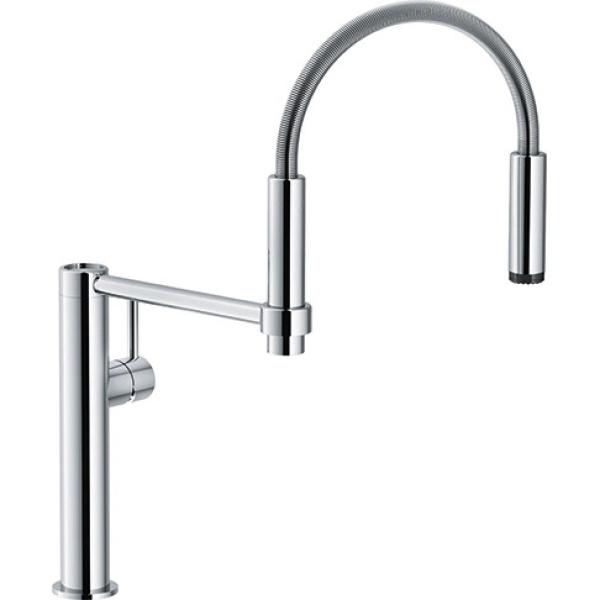 Franke Pescara Semi Pro 360 robinet de cuisine chrome bec flexible 115.0393.976