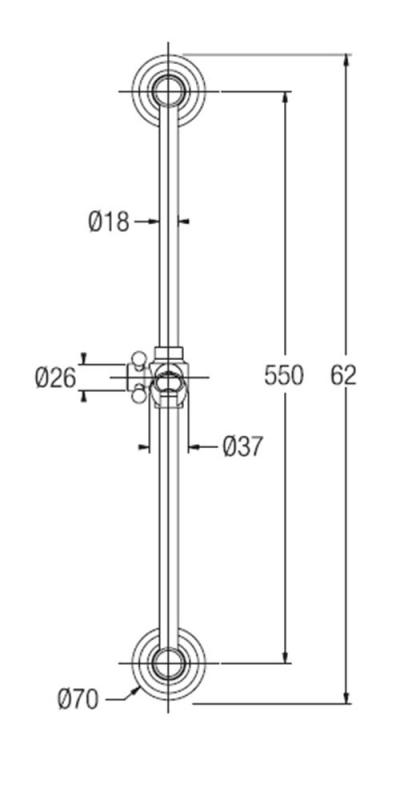 PB Classic Set coulissant avec douchette et flexible de douche Chromé 1208899092