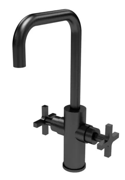 Waterevolution Cruz Robinet de lavabo Noir mat 1208916862