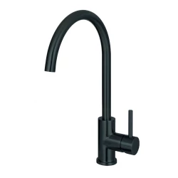 CARESSI Black Line mitigeur de cuisine à levier unique en acier inoxydable noir CA105BK ECO 1208920645