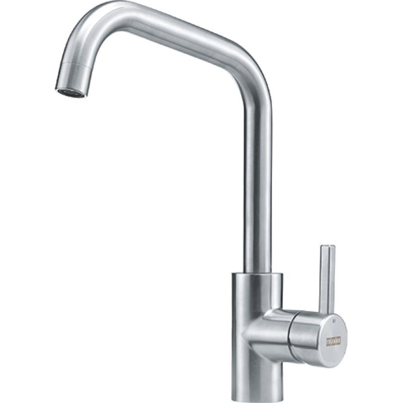 Robinet de cuisine Franke Kubus en inox avec bec pivotant inox 115.0529.202