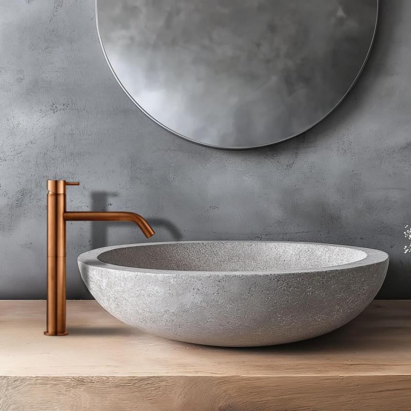 Waterevolution Flow robinet de lavabo couleur cuivre T115CPE