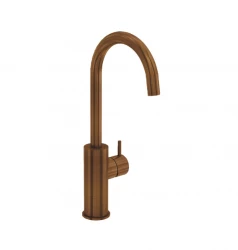 Waterevolution Flow Robinet de lavabo modèle haut PVD cuivre brossé T1121FCPE