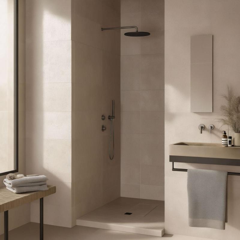 Waterevolution Flow mitigeur thermostatique de douche encastré avec 1 valve d'inversion en inox 1208920976