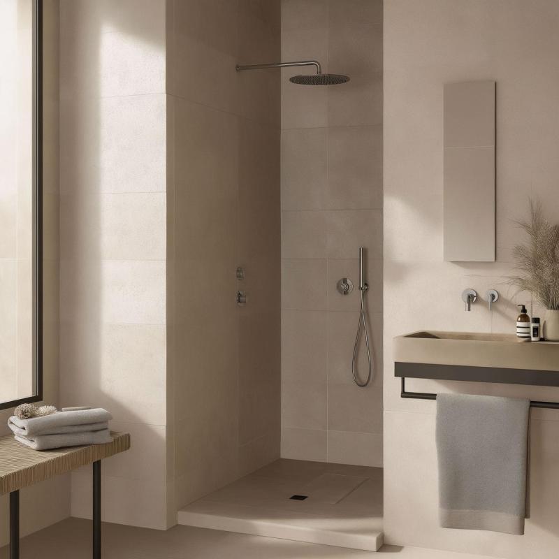 Thermostat de douche encastré Waterevolution Flow avec 1 mitigeur chrome 1208920984