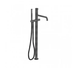 Waterevolution Flow Mitigeur de baignoire sur pied avec douchette Gun Metal T133GME