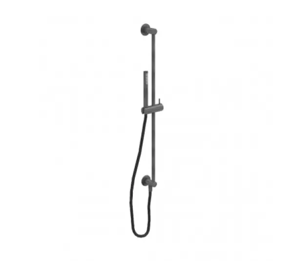 Waterevolution Flow Set de barre coulissante avec douchette 800mm Gun Metal T1661GME