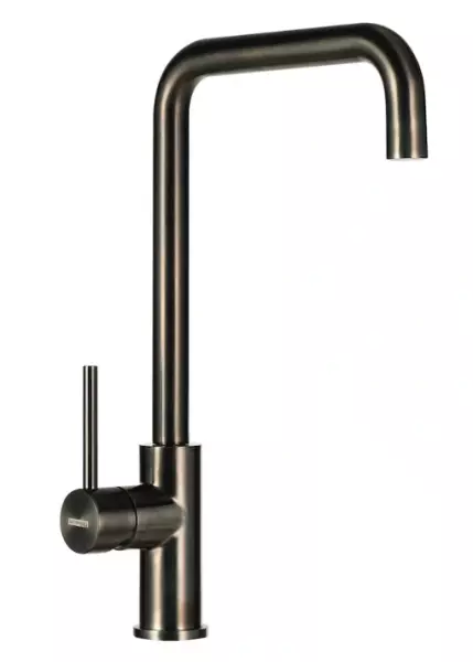 Lorreine Medway Robinet de cuisine en bronze à canon PVD avec bec pivotant 1208952362