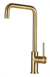 Lorreine Medway Gold mitigeur de cuisine PVD or avec bec pivotant 1208952364