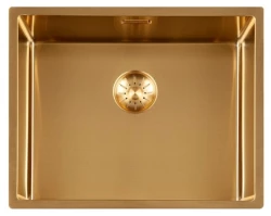 Lorreine 50SP Gold Superplug évier de cuisine 50x40cm Ore montage par dessus par dessous ou montage affleurant 1208952368