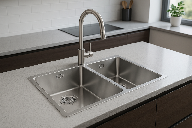 Franke Maris Double évier en inox MRX 220 sous plan, à fleur de plan ou en surface 1270568051