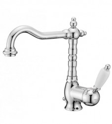 PB Mitigeur de lavabo nostalgique Vintage chromé