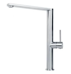 Reginox Kelso robinet de cuisine haut en acier inoxydable bec pivotant entièrement en acier inoxydable brossé R34590