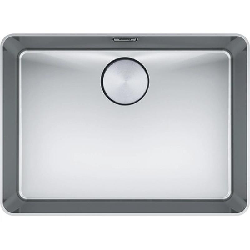 Franke Mythos MYX 210.55 évier en inox 55x40cm pour montage à fleur de plan de travail 127.0626.418