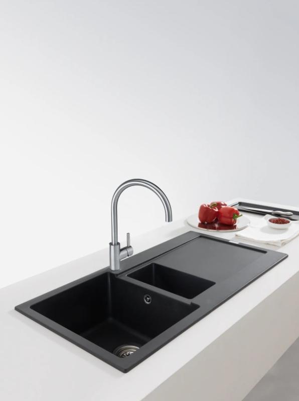 Franke Robinet de cuisine Eos Neo bec pivotant entièrement en inox 115.0590.044