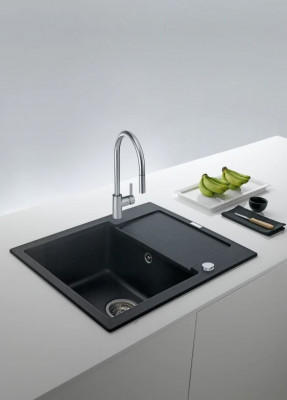 Franke Robinet de cuisine Eos Neo avec bec extractible tête de pulvérisation entièrement en inox 115.0590.045