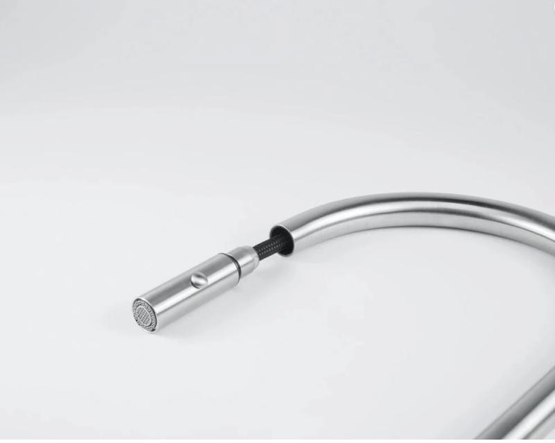 Franke Robinet de cuisine Eos Neo avec bec extractible tête de pulvérisation entièrement en inox 115.0590.045