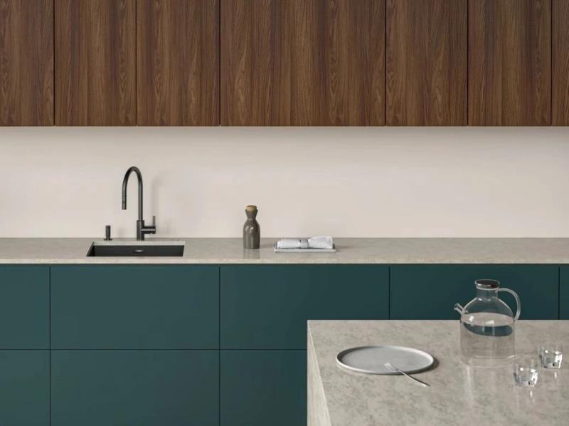 Franke Eos Neo Robinet de cuisine avec bec extractible noir brossé 115.0613.671