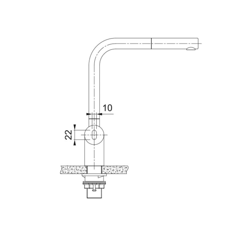 Franke Robinet de cuisine à capteur noir brossé Atlas Neo avec bec rétractable 115.0625.527