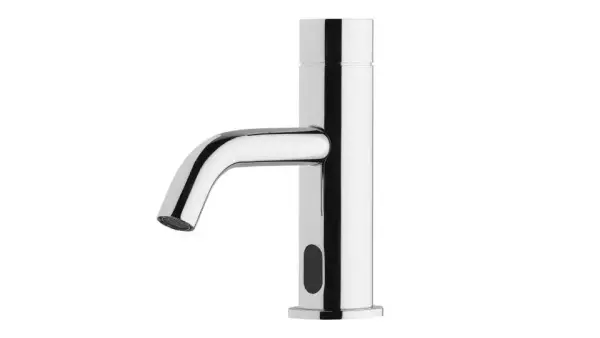 Waterevolution Flow Robinet électronique de lavabo avec senseur infrarouge fonctionnant à batterie Chrome T110E01