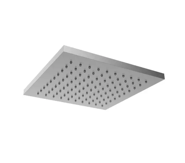 SB Square 316 Douche de pluie 25x25cm inox brossé 316  Avec système anti-calcaire