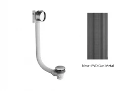 Waterevolution trop-plein de baignoire avec combinaison de remplissage PVD Gun Metal B1ENCHGME