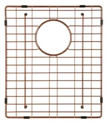 Lorreine grille de fond d'évier PVD cuivre 34x40cm 1208955092