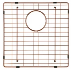 Lorreine grille de fond d'évier PVD cuivre 40x40cm 1208955093