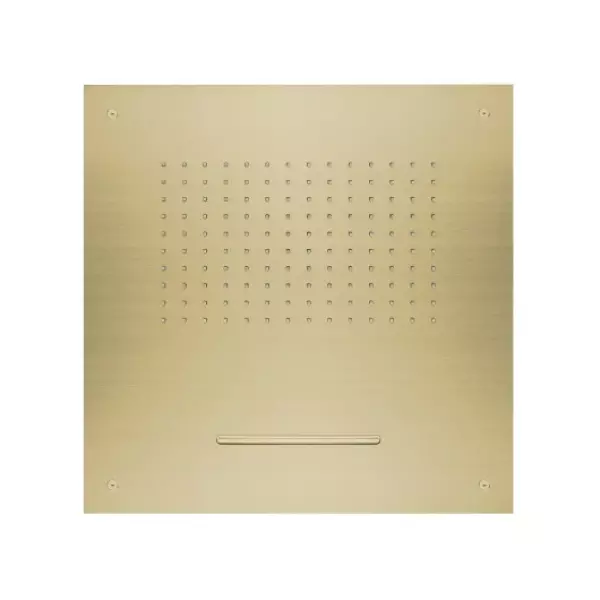 SB Square 316 douche pluie encastrée avec cascade 50x50cm PVD or tête de douche plafond 1208955319