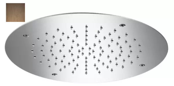 SB Round Chromotherapy Douche Pluie Encastrée PVD Cuivre 1208955471