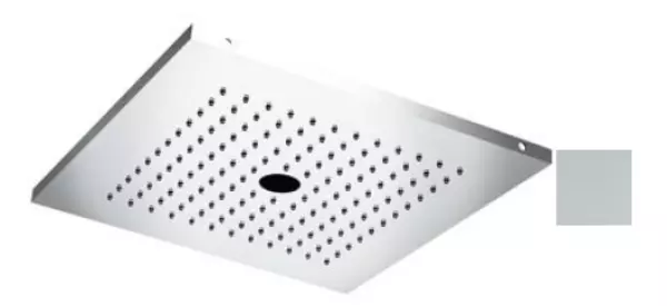 SB Twist Temotion Douche pluie inox 2 jets Blanc mat 1208955629