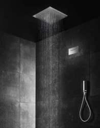 SB Temptation Douche effet pluie carrée 50x50cm encastrée entièrement en acier inoxydable 1208955773