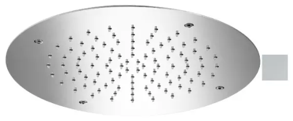 SB Round Temptation douche pluie encastrée 38 cm blanc mat 1208955801