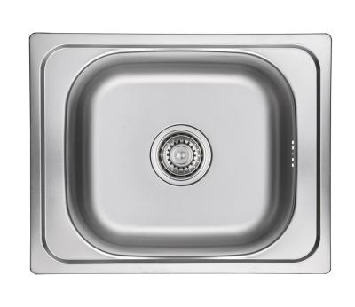 Ausmann Basic évier 50x40 cm en inox à montage en surface avec siphon 1208956975