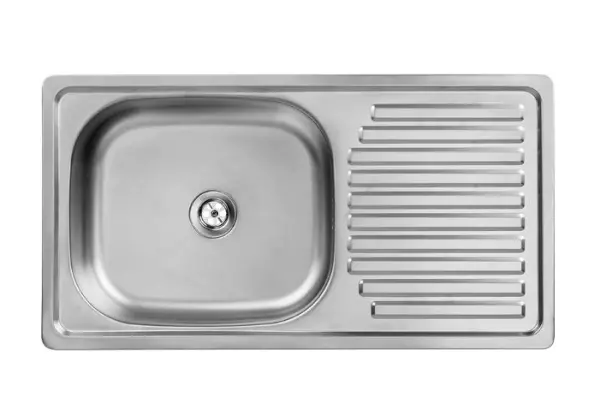 Ausmann Basic inox évier en surface	avec égouttoir réversible 75x40 cm avec siphon 1208956996