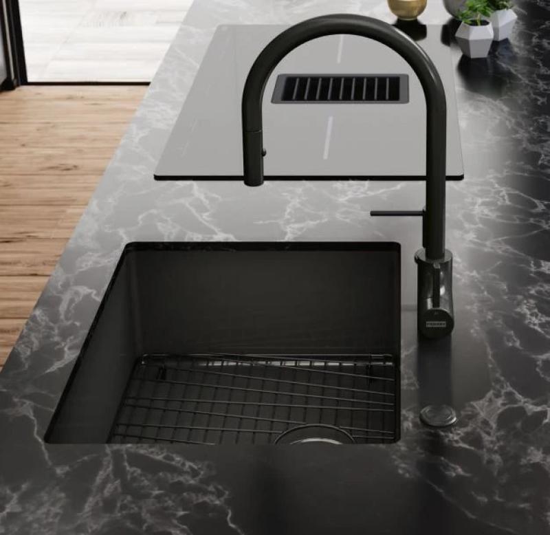 Franke Mythos masterpiece accessoire grille de fond en or 676x401mm PVD 112.0655.409